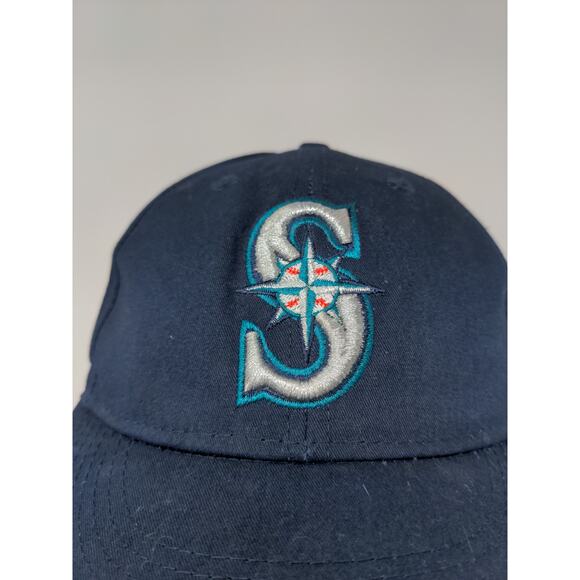 TeamMLB OC Sports Youth Hat Seattle Mariners Embroidered Logo Blue - Picture 3 of 10